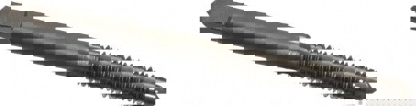 Straight Flute Tap: #12-24 UNC, 4 Flute, Plug Chamfer, 2B Class of Fit, Carbon Steel, Bright/Uncoated Finish